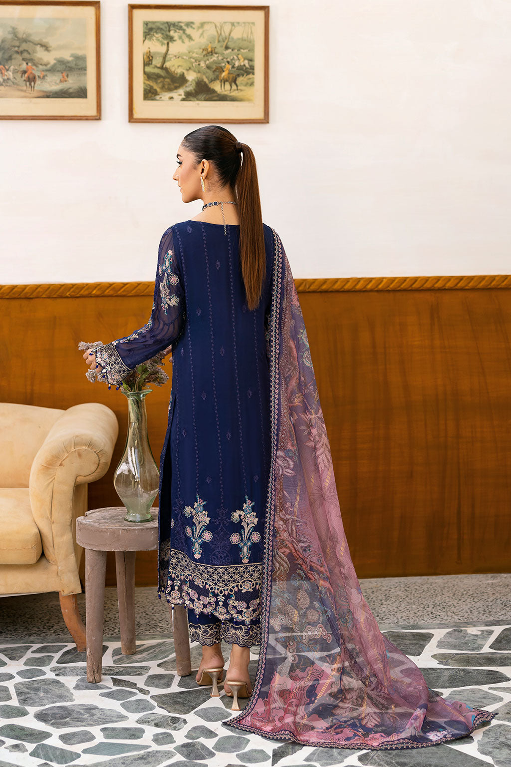 Ramsha Chevron Chiffon`25 Vol-10 D#1012