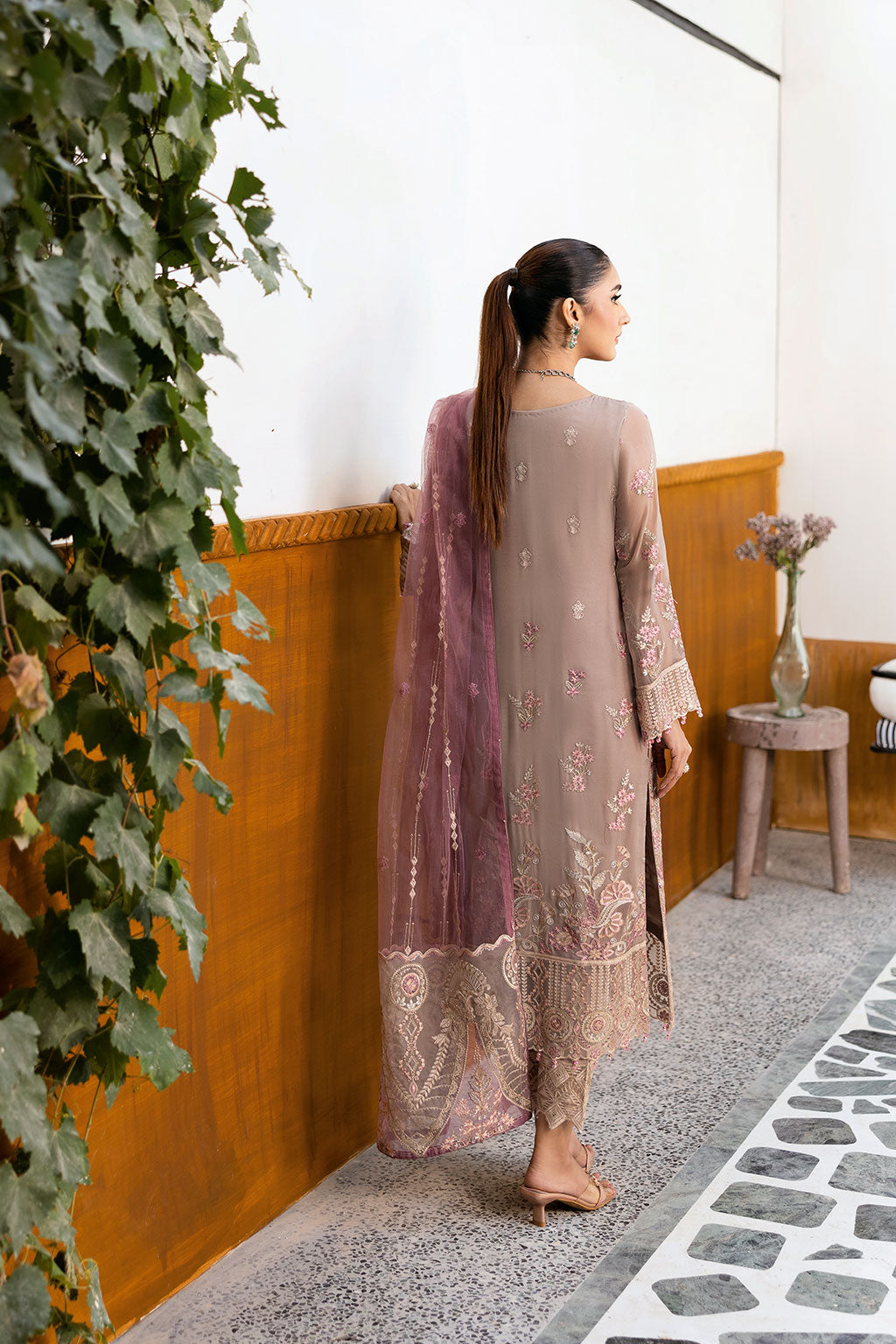 Ramsha Chevron Chiffon`25 Vol-10 D#1009