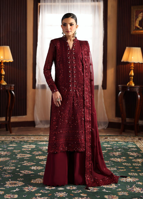 Gulaal Evanya Emb Chiffon`25 D#27 Vezeen