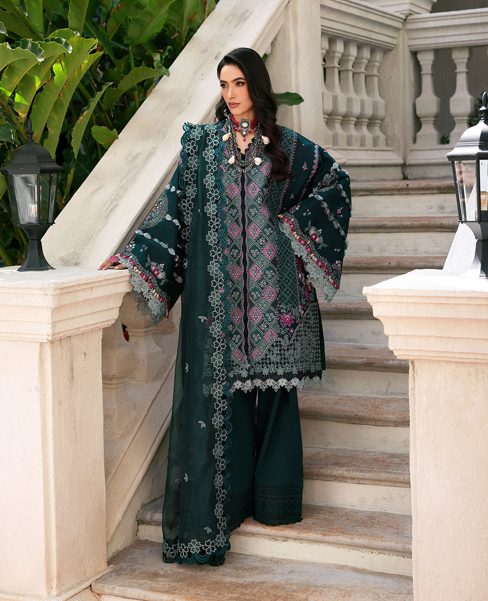 Republic Kalani Eid Luxury Lawn`25 D1-B - Zehra