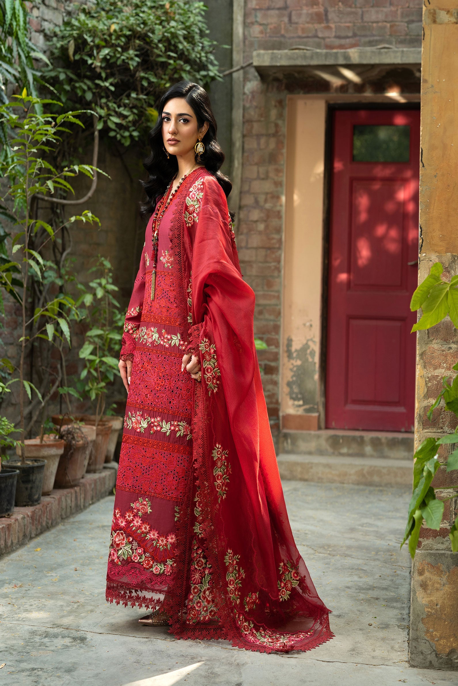 Maryam Hussain Unstitched Luxury Lawn`25 (Amal)