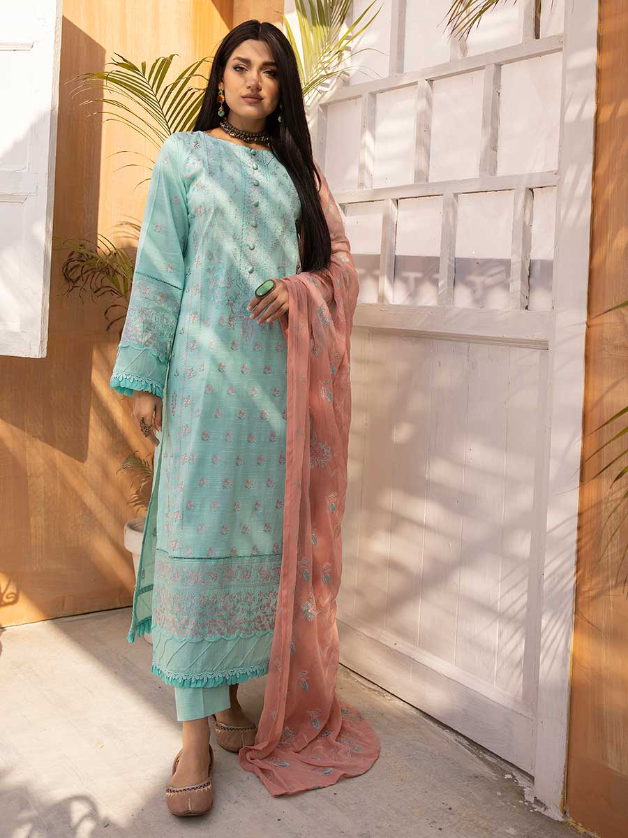 Aalaya De Lace Emb Lawn'23 Vol#01 D#08