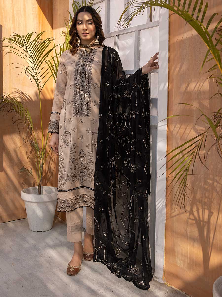 Aalaya De Lace Emb Lawn'23 Vol#01 D#09
