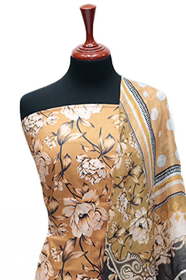 Digital Print Lawn 3Pcs D#02-E
