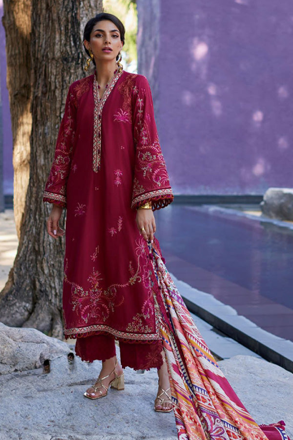 Farah Talib Aziz | Designer Picks 24 | ZOHRA LAPIS SHIRT AND DUPATTA main image 0