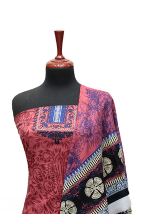 Firdous Korian Lawn Net Dupatta`25 D#12660 (DT Pink)