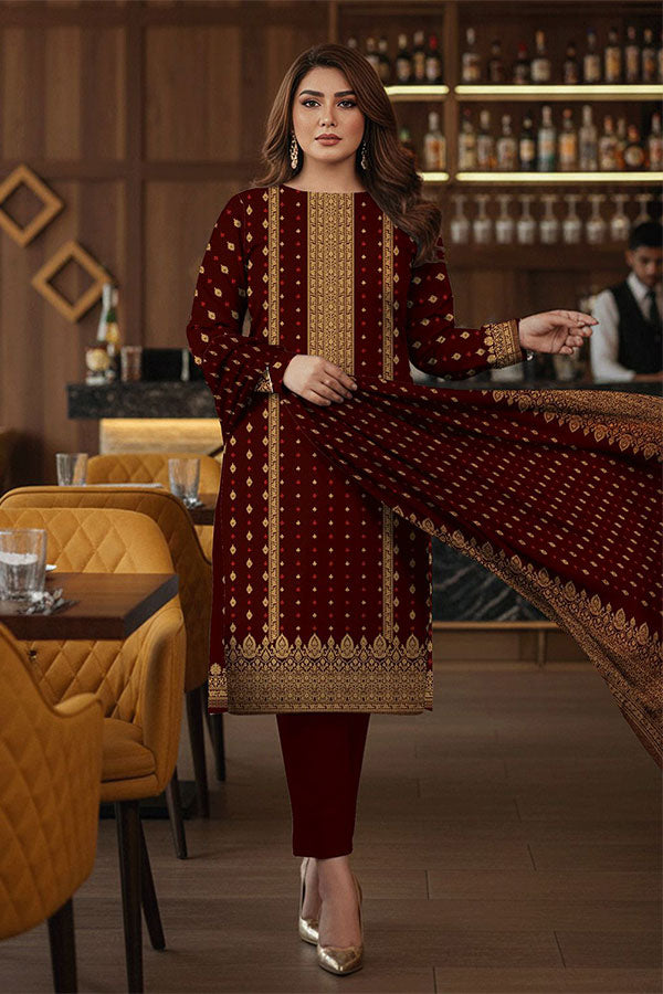German Wool`26 D#101 (Maroon)
