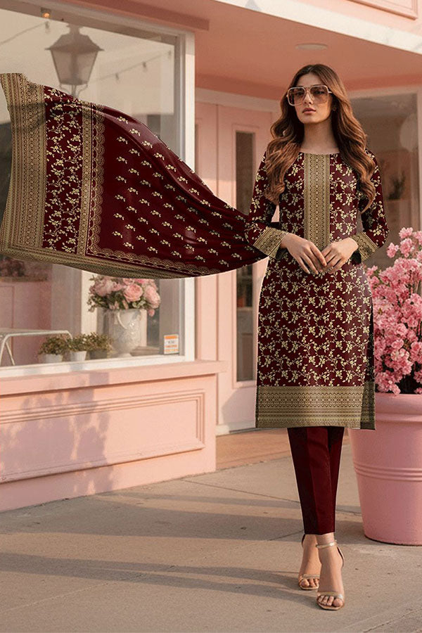 German Wool`26 D#107 (Red)