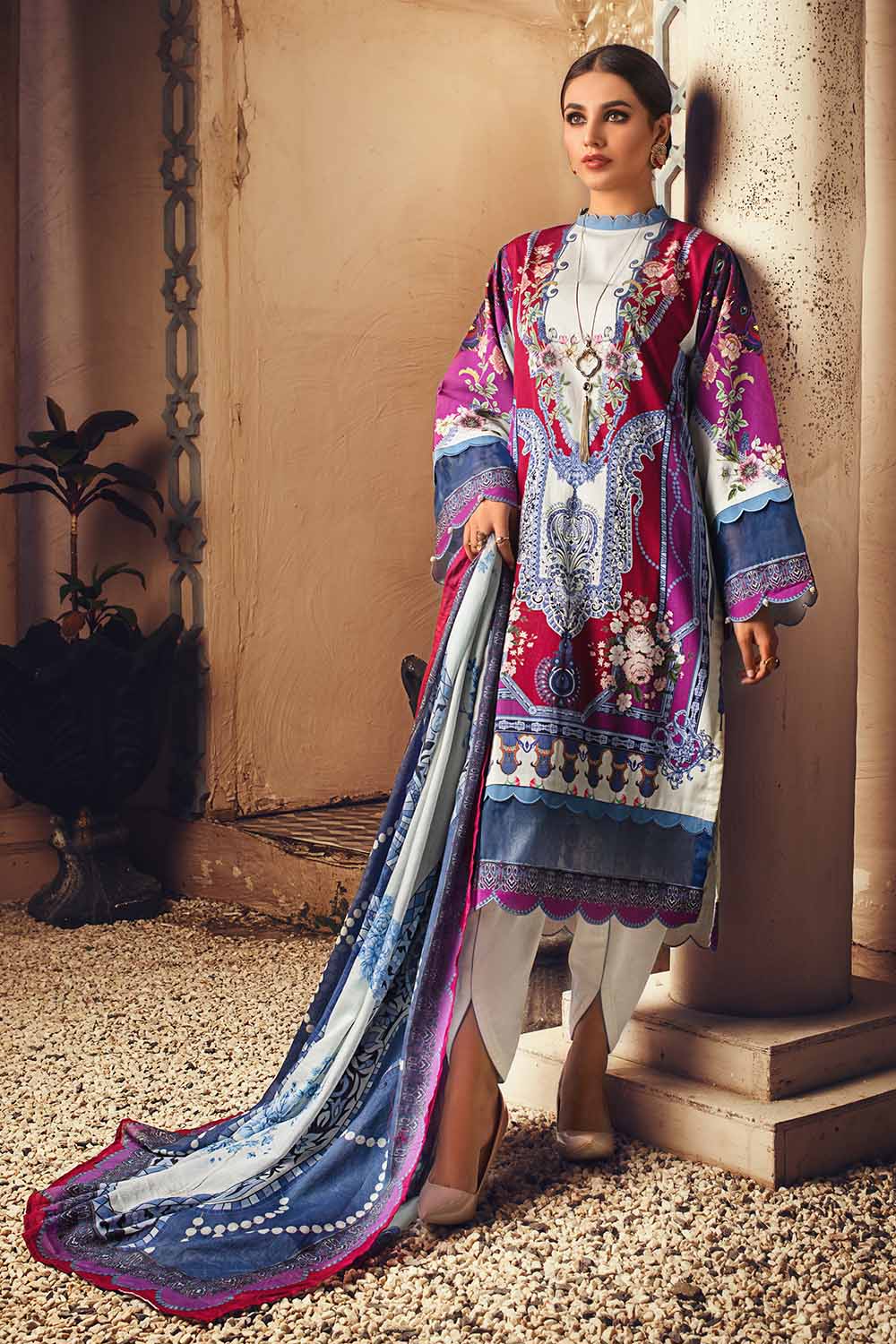Gul Ahmed Winter Collection'21 CD12010 B Tradition Stores