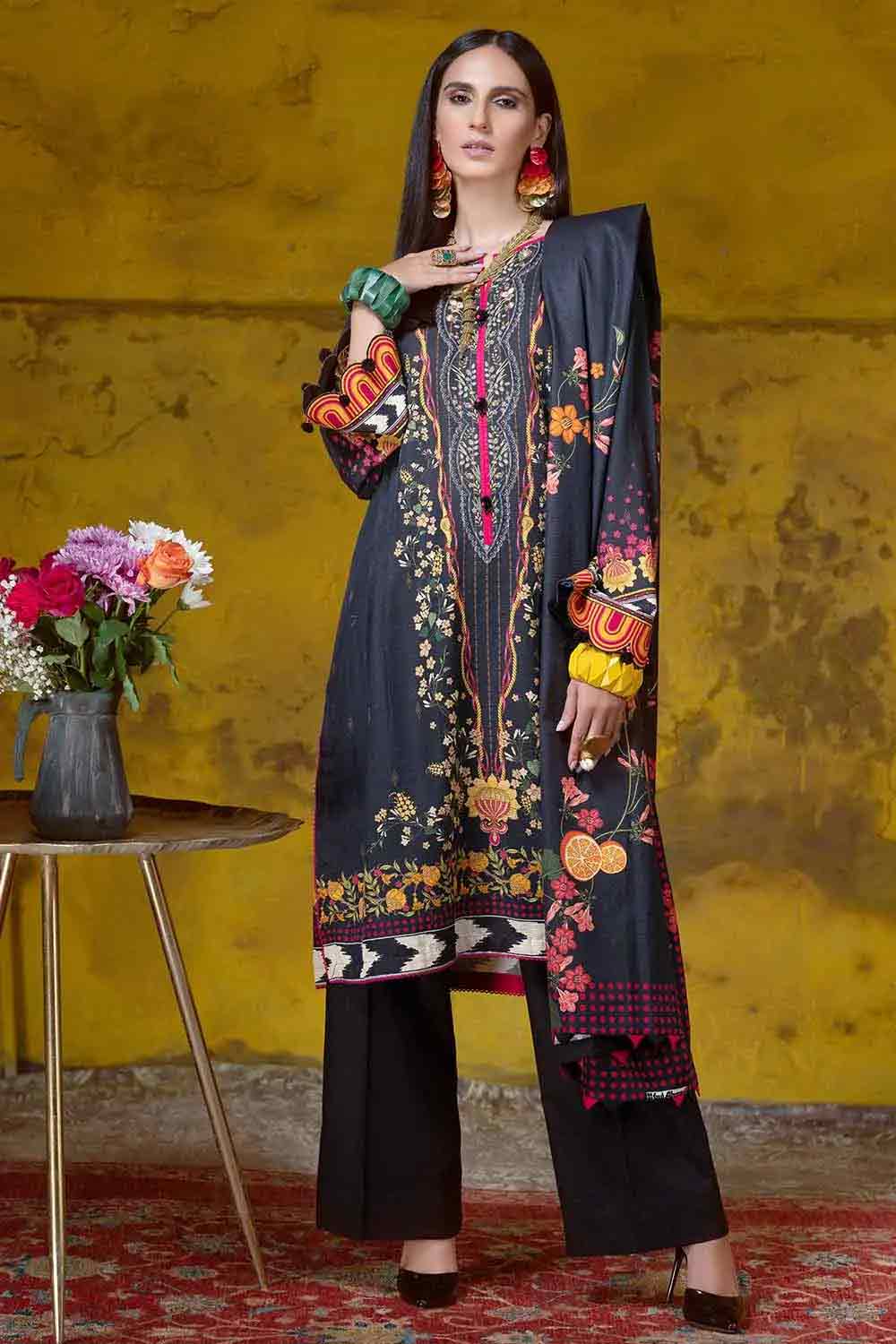 Gul Ahmed Winter Collection'21 K12017 Tradition Stores
