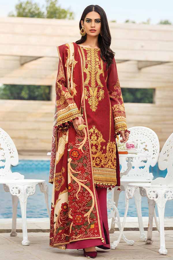 Gulaal Winter Shawl Collection'21 GW#02