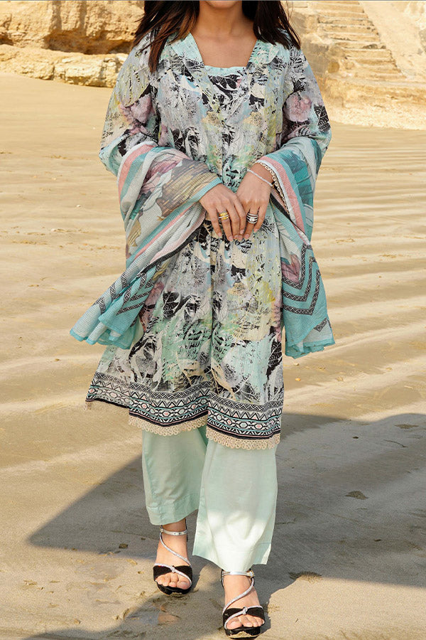 Hafiz Lavish Print Lawn`25 D#07 L-FEROZI