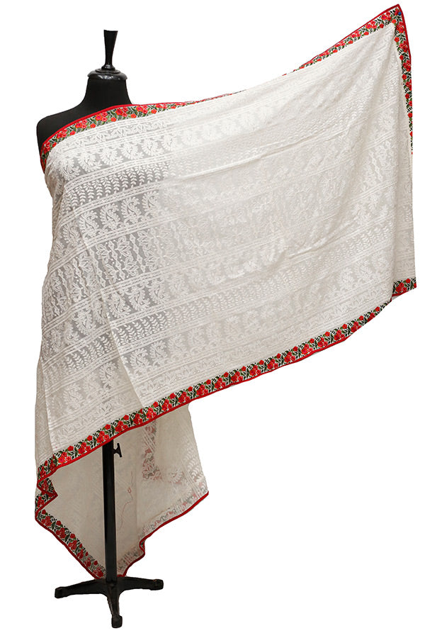 Georgette Chiffon Emb Dupatta D#2-A