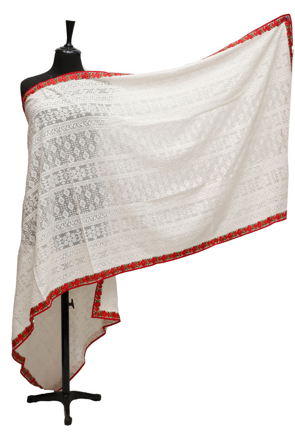 Georgette Chiffon Emb Dupatta D#2-B