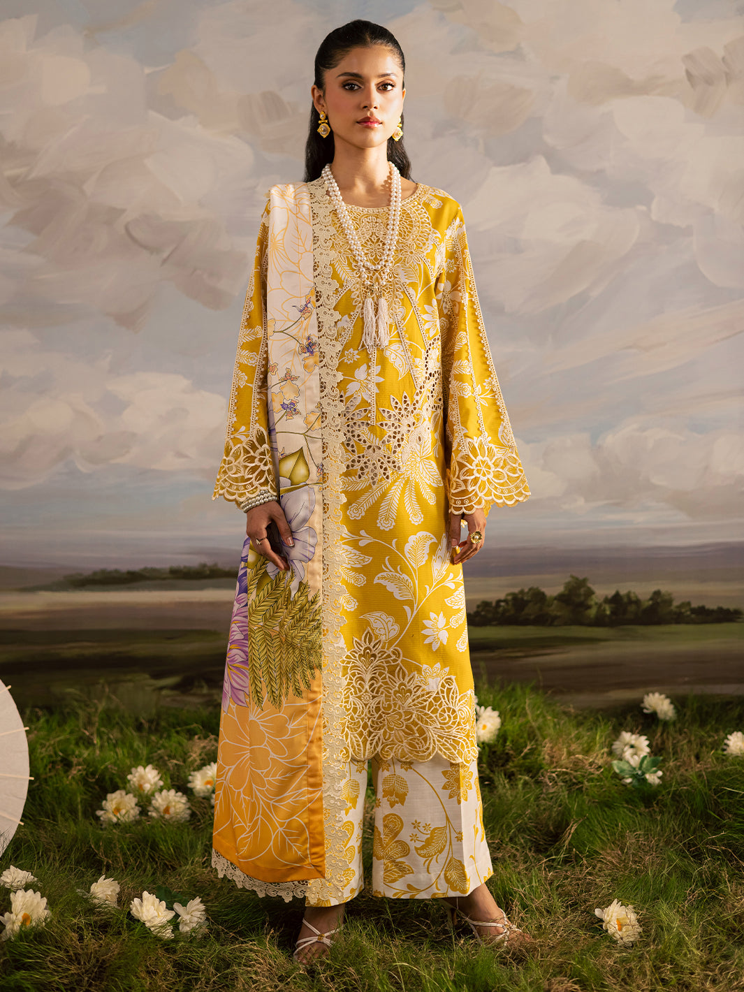 Mahnur Kaia Emb Linen`25 D#03