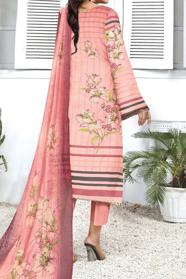 Khadija`s C-Kari Viscose`24 Vol-439 L-Peach