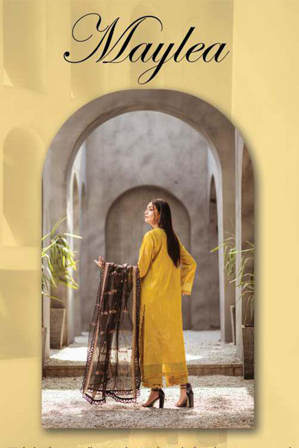 Lala Jacquard Emb Lawn`23 D#10