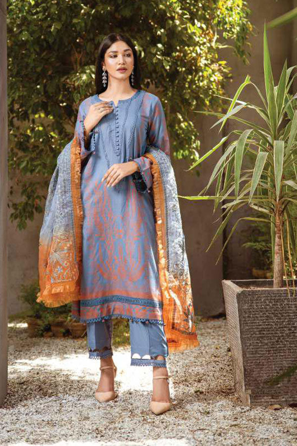 Lala Jacquard Emb Lawn`23 D#05
