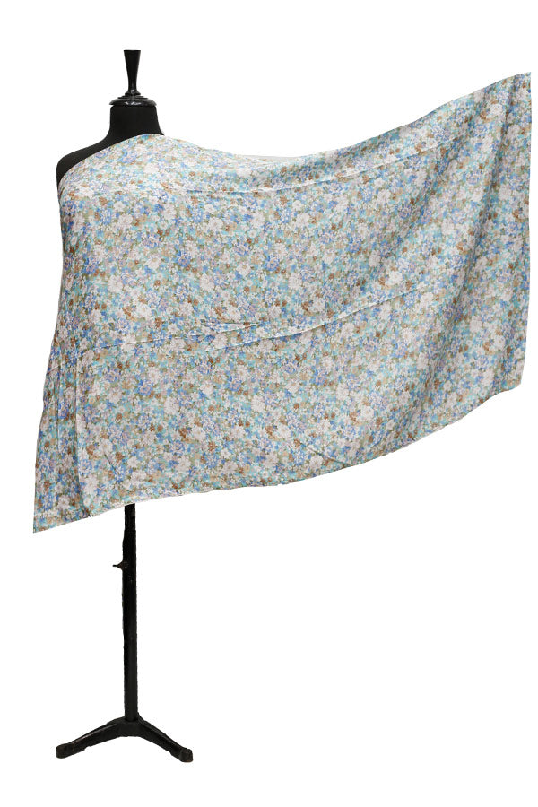 Linen Printed Shawl D#1-1