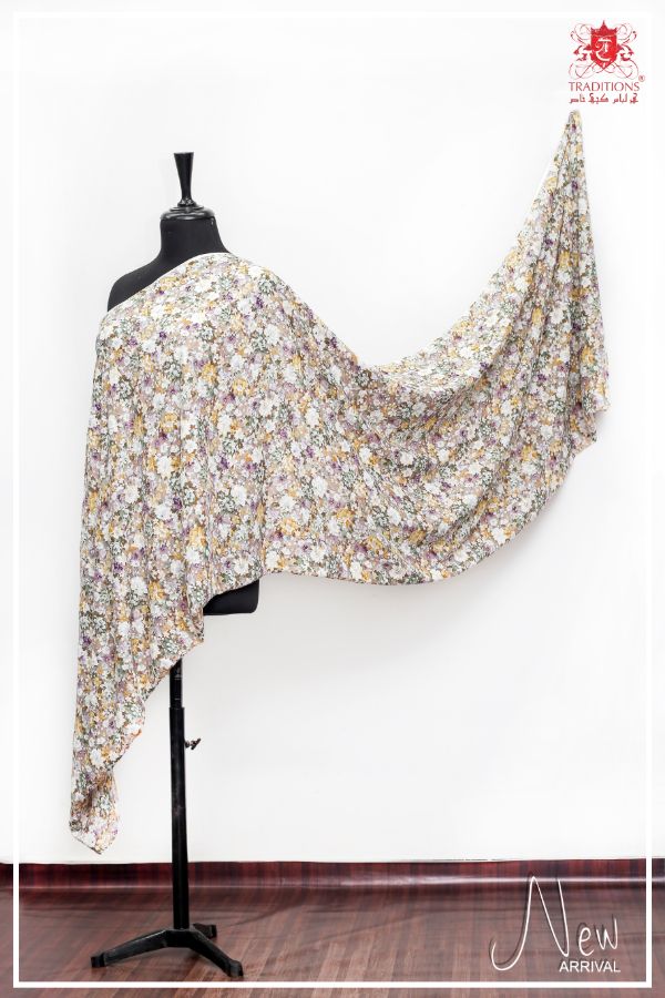 Linen Printed Shawl D#1-D