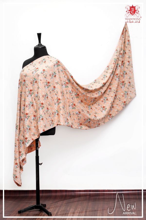 Linen Printed Shawl D#1-F
