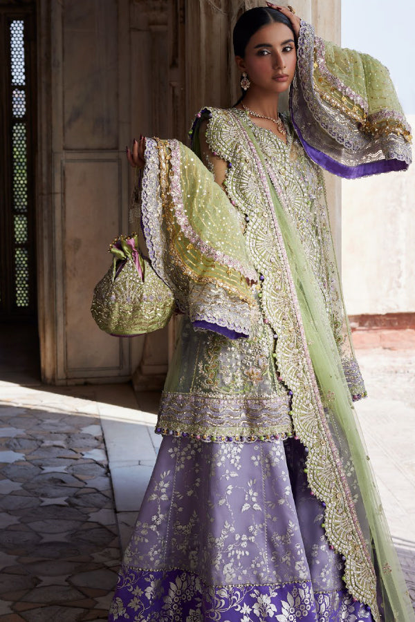 Zaha Gossamer Unstitched Wedding Festive`25 (D#07)