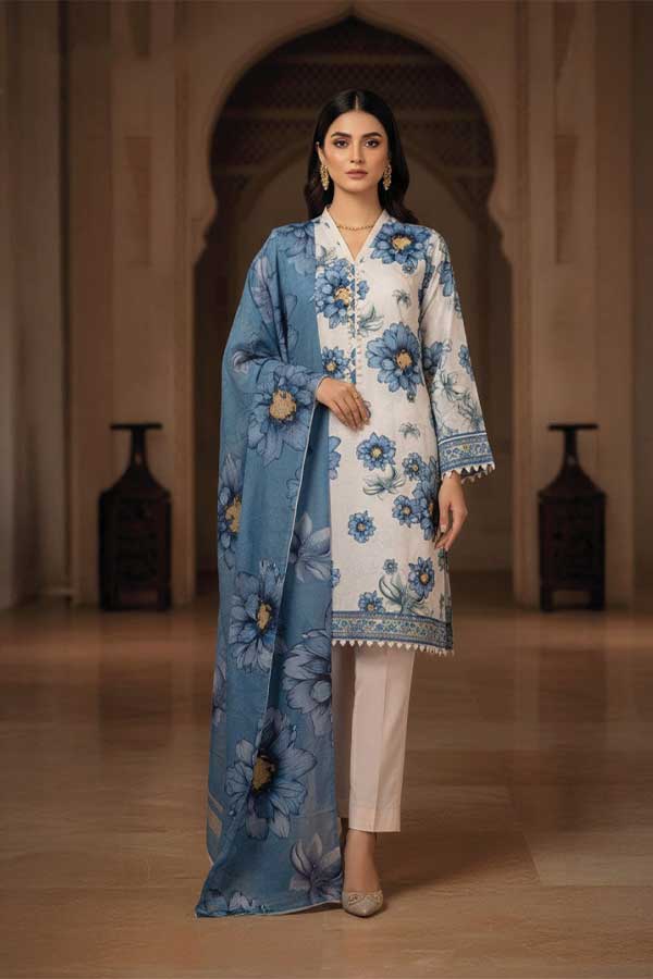 Mi Creation D/Print Lawn'26 D#1 (Blue)