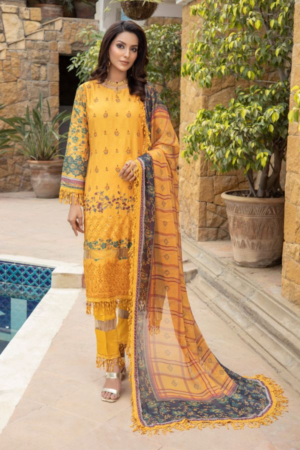 Mi Creation Shahkaar Viscose`23 Yellow