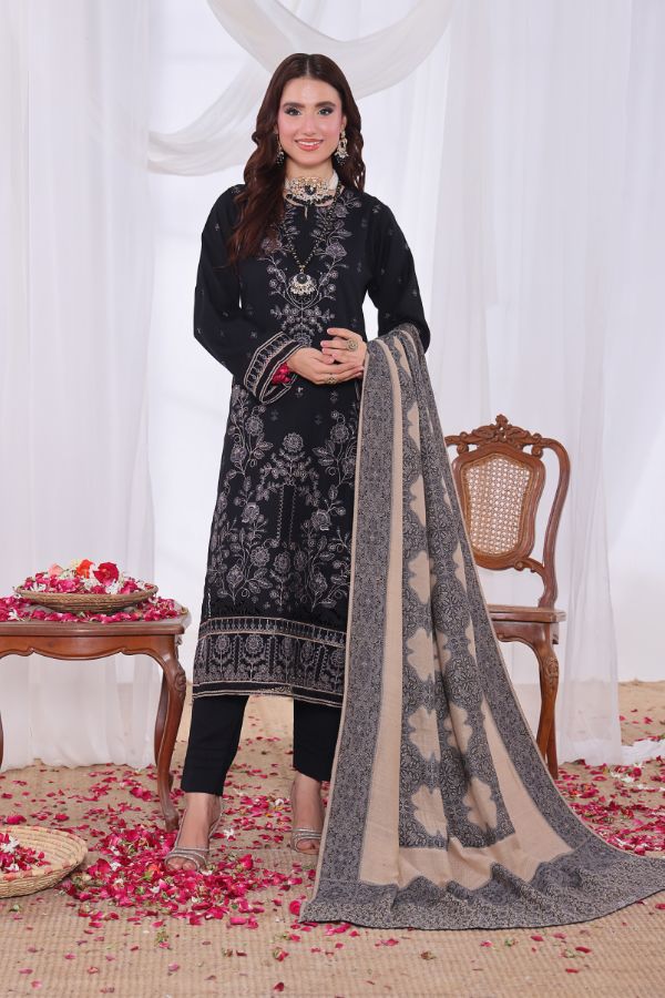 Mi Creation Alif Dhanak`25 D#1 (Black)