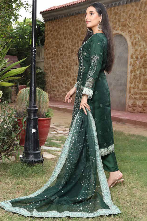 Mi Creation L/Shehnai Organza'24 (B Green)