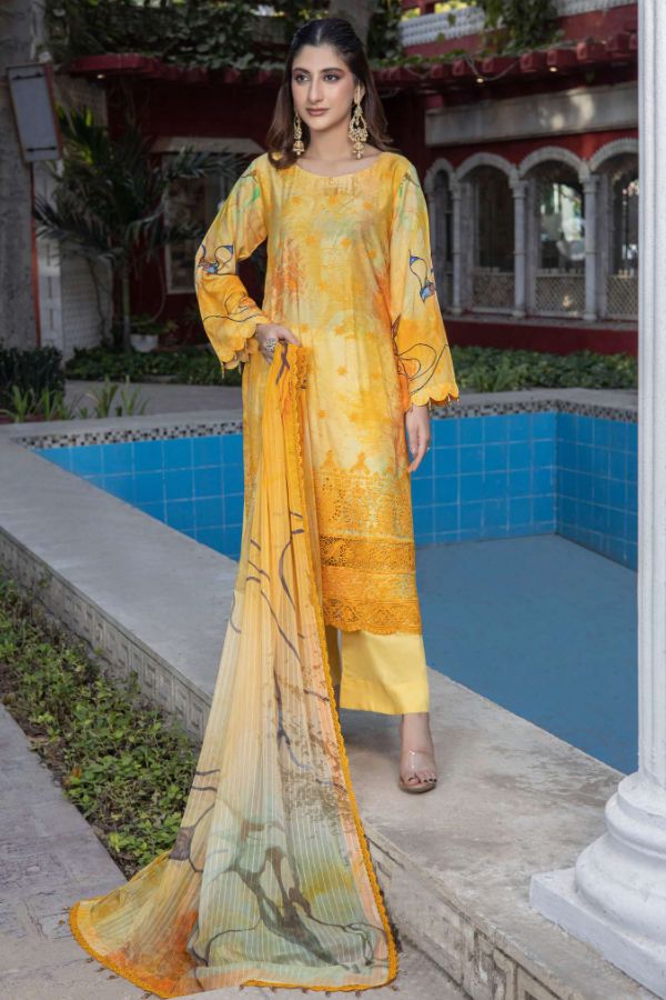 Mi Creation Samar Viscose`23 Yellow