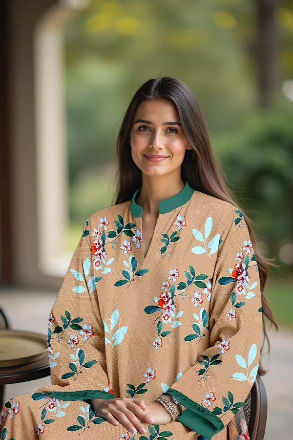 Mi Creation W/Print Viscose`25 D#1 (Orange)