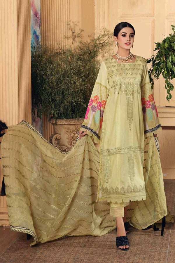 Naranji Emb Lawn Collection`21 CN#17 (Vol-2)