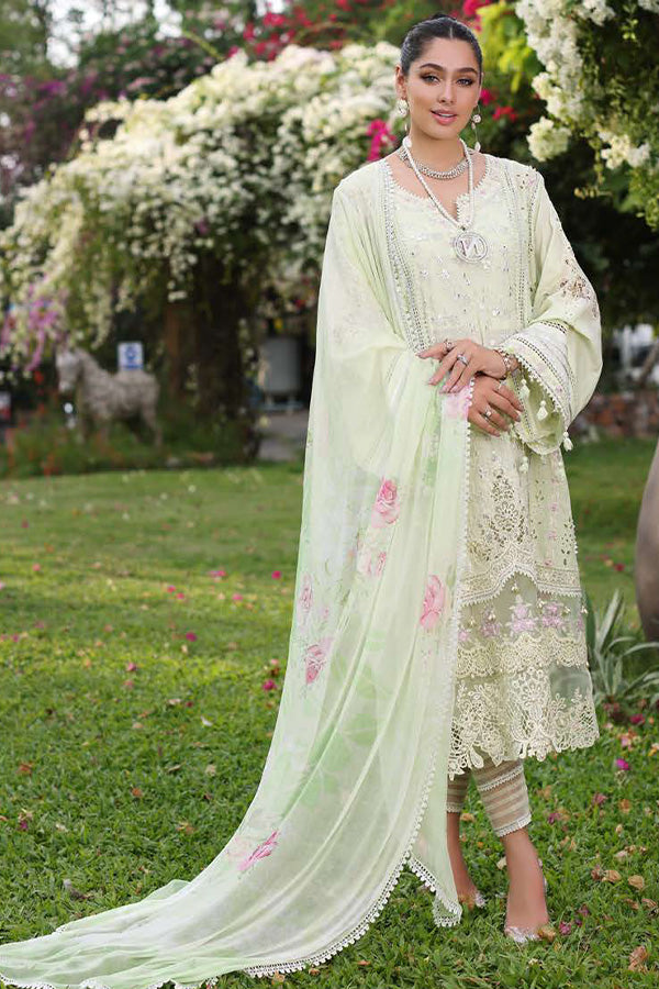 Noor By Saadia Asad Luxury Chikankari Lawn'24 D#11-B