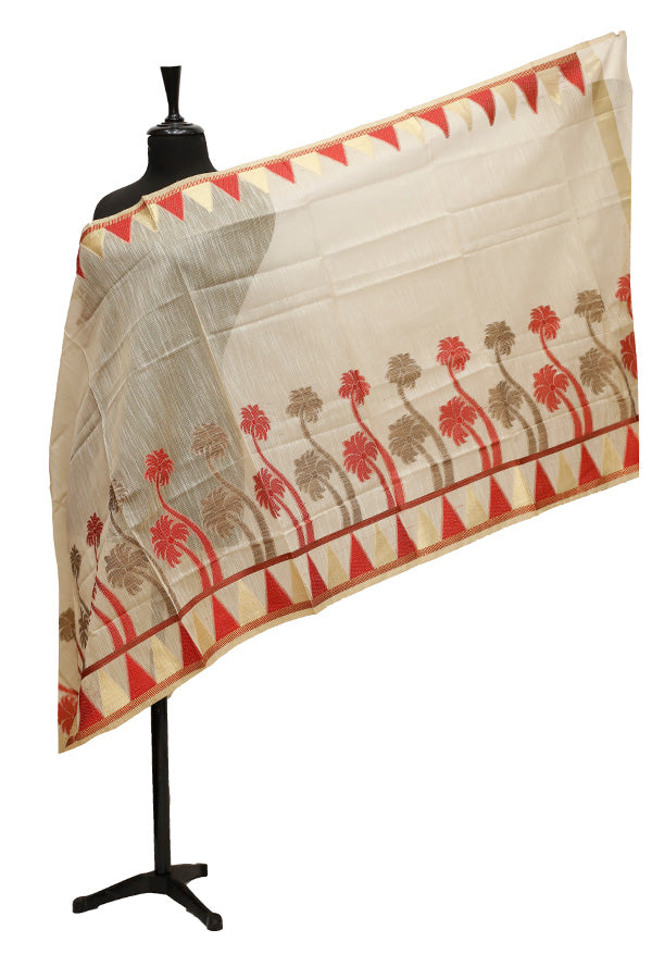 Organza Zari Dupatta D#3-2