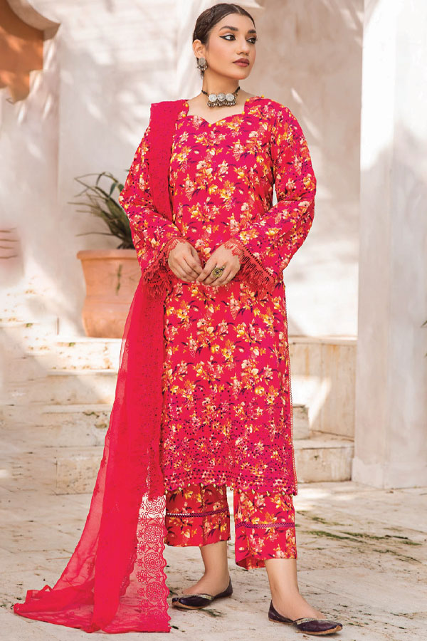 PC SS Aangan Emb Viscose'23 D#08 Vol-02