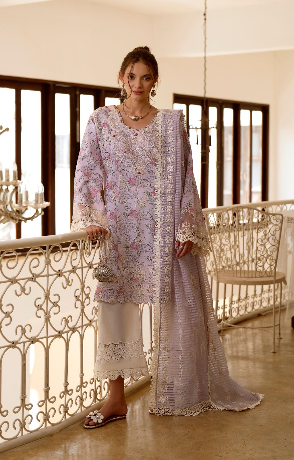 AJR Printkari Lawn`25 AJR#01 Pearl