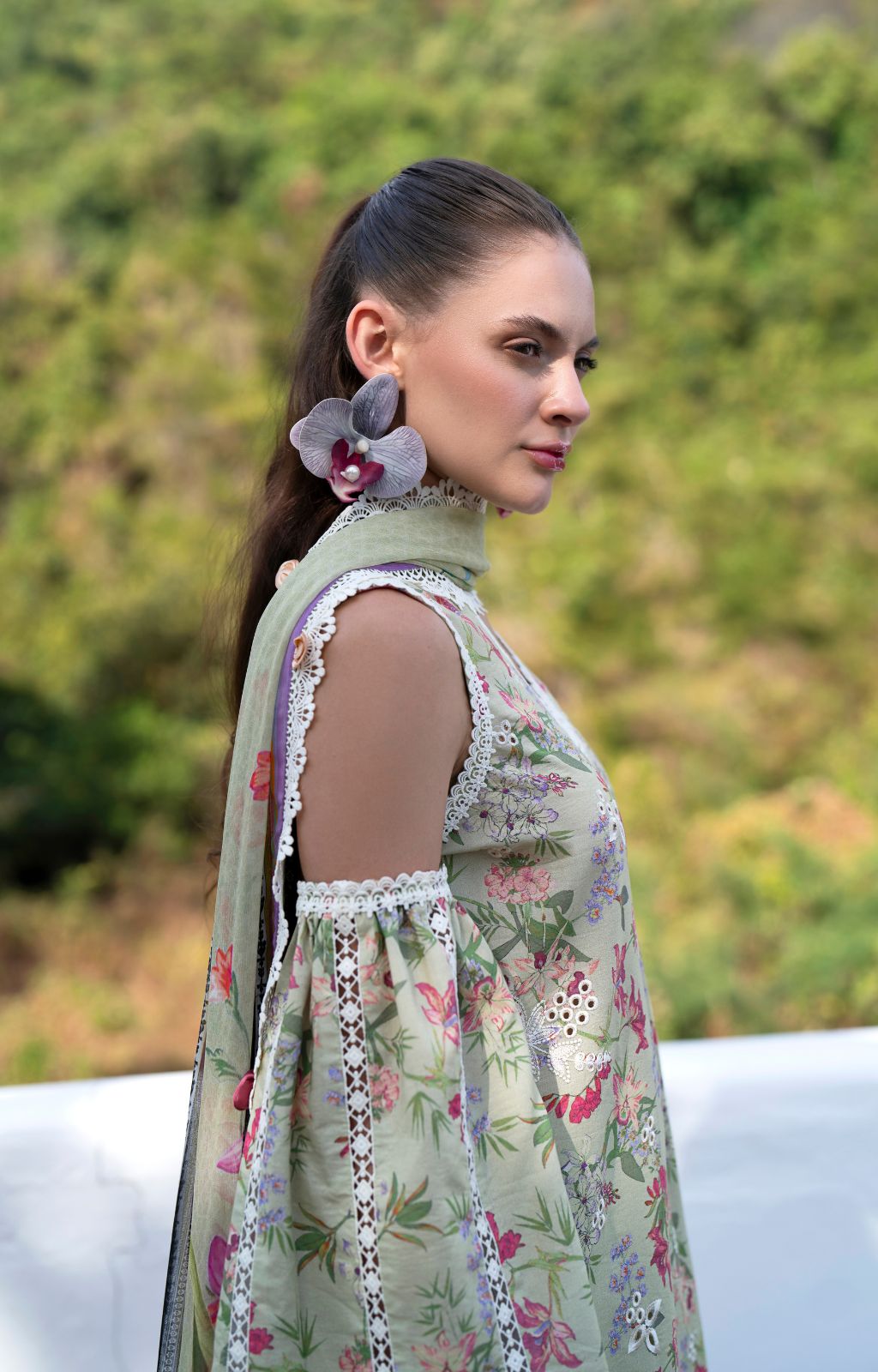 AJR Printkari Lawn`25 AJR#12 Pink Patel