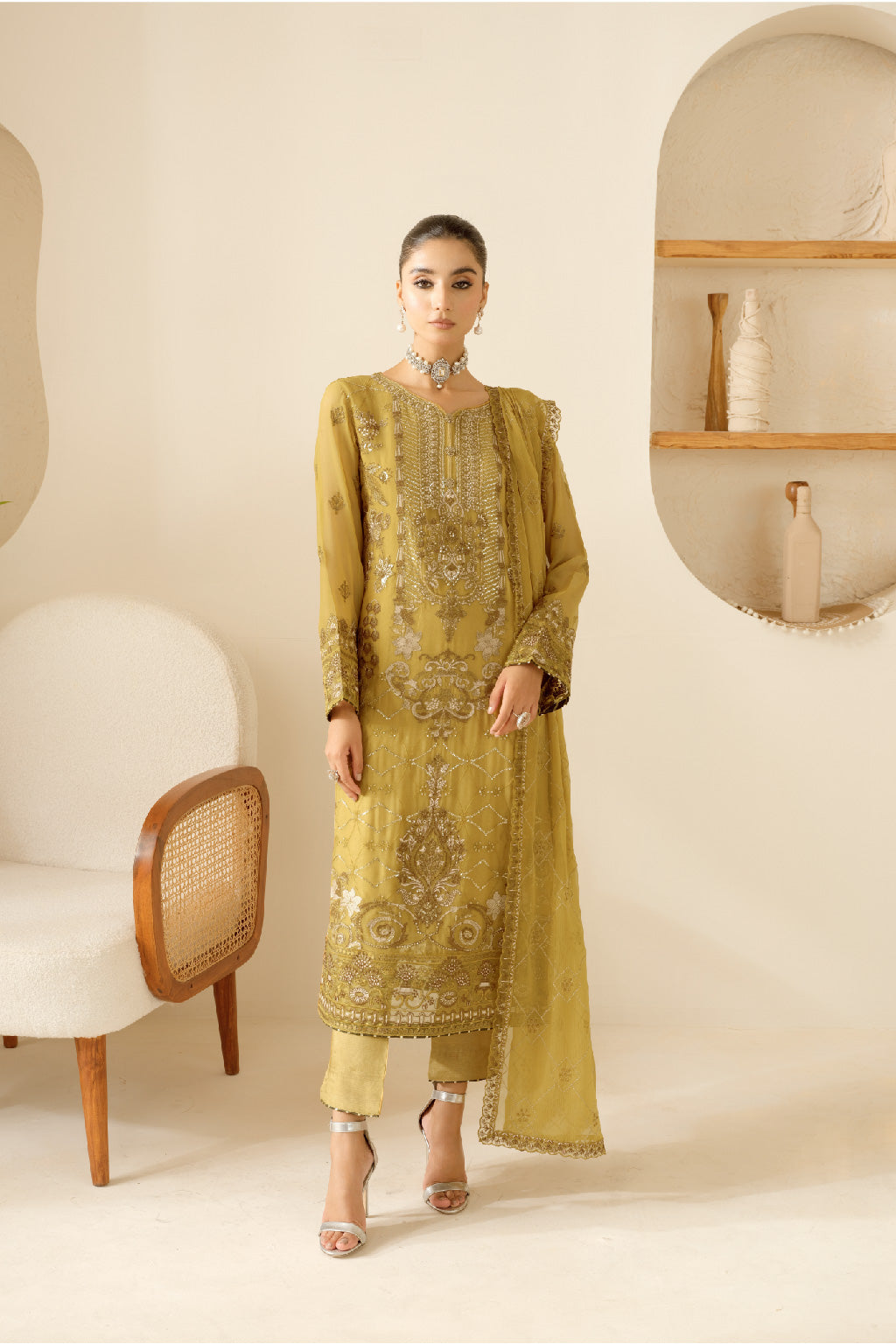 Ramsha Sonehri Chiffon`25 Vol-1 BB#108