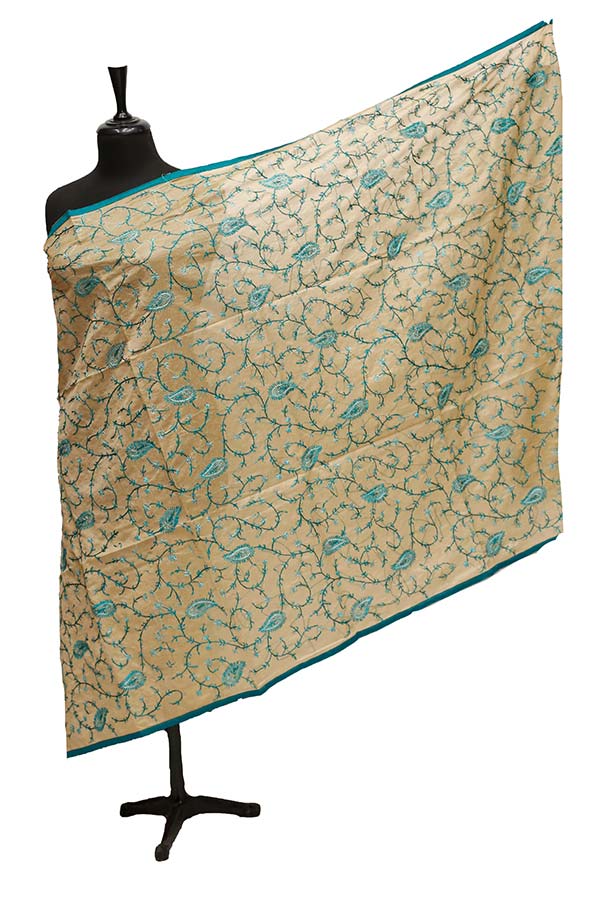 Paper Silk Chickenkari Dupatta D#6-5