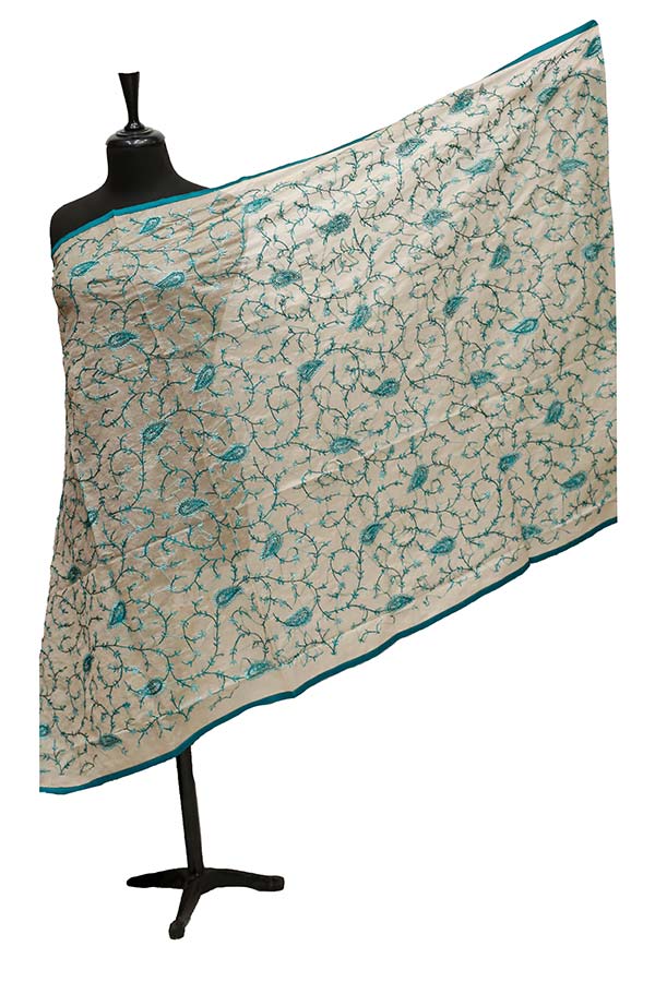 Paper Silk Chickenkari Dupatta D#6-9