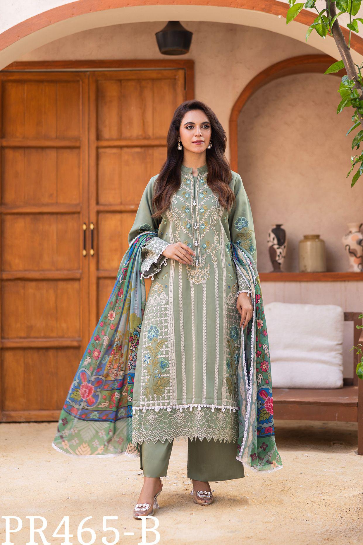 Peridot Emb Viscose`25 PR#465-B