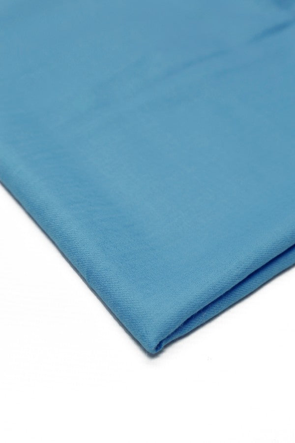Plain Shawl Semi Pashmina D#45 (Blue)