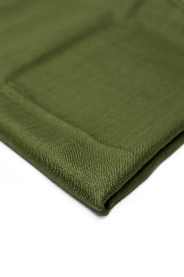 Plain Shawl Semi Pashmina D#45 (D Green)