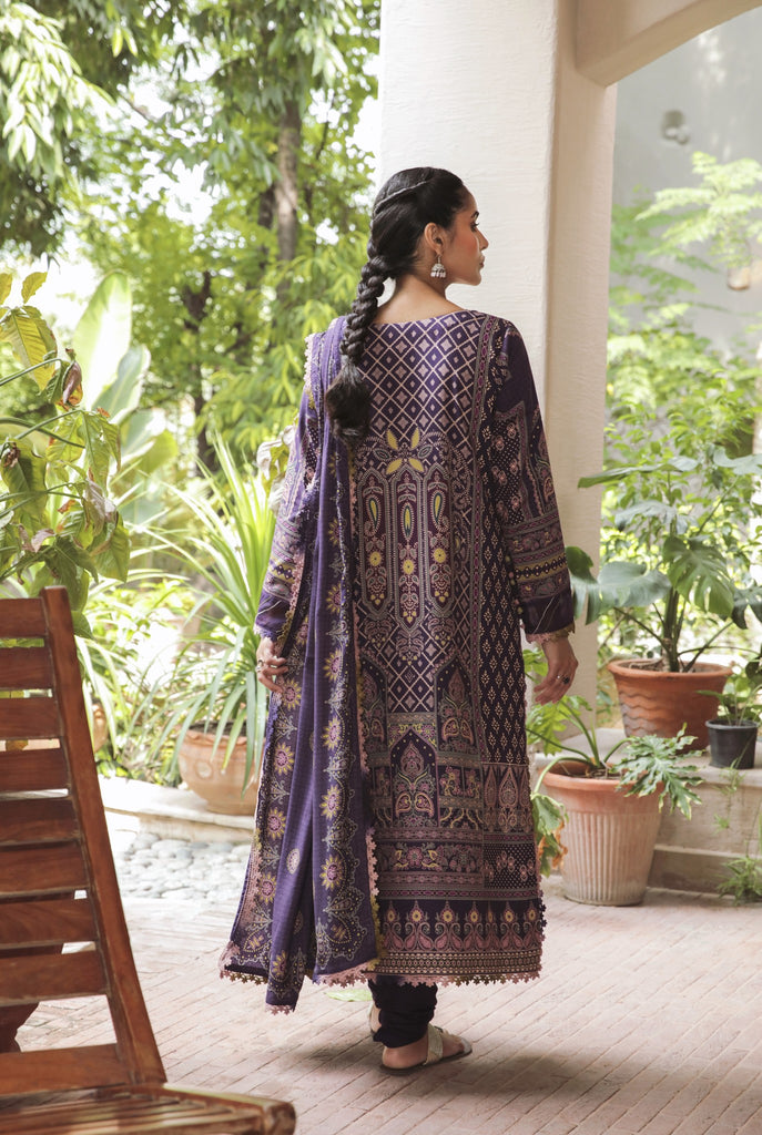 Aabyaan Miraal Unstitched Embroidered Linen '22 AL#07 (GULALAI)