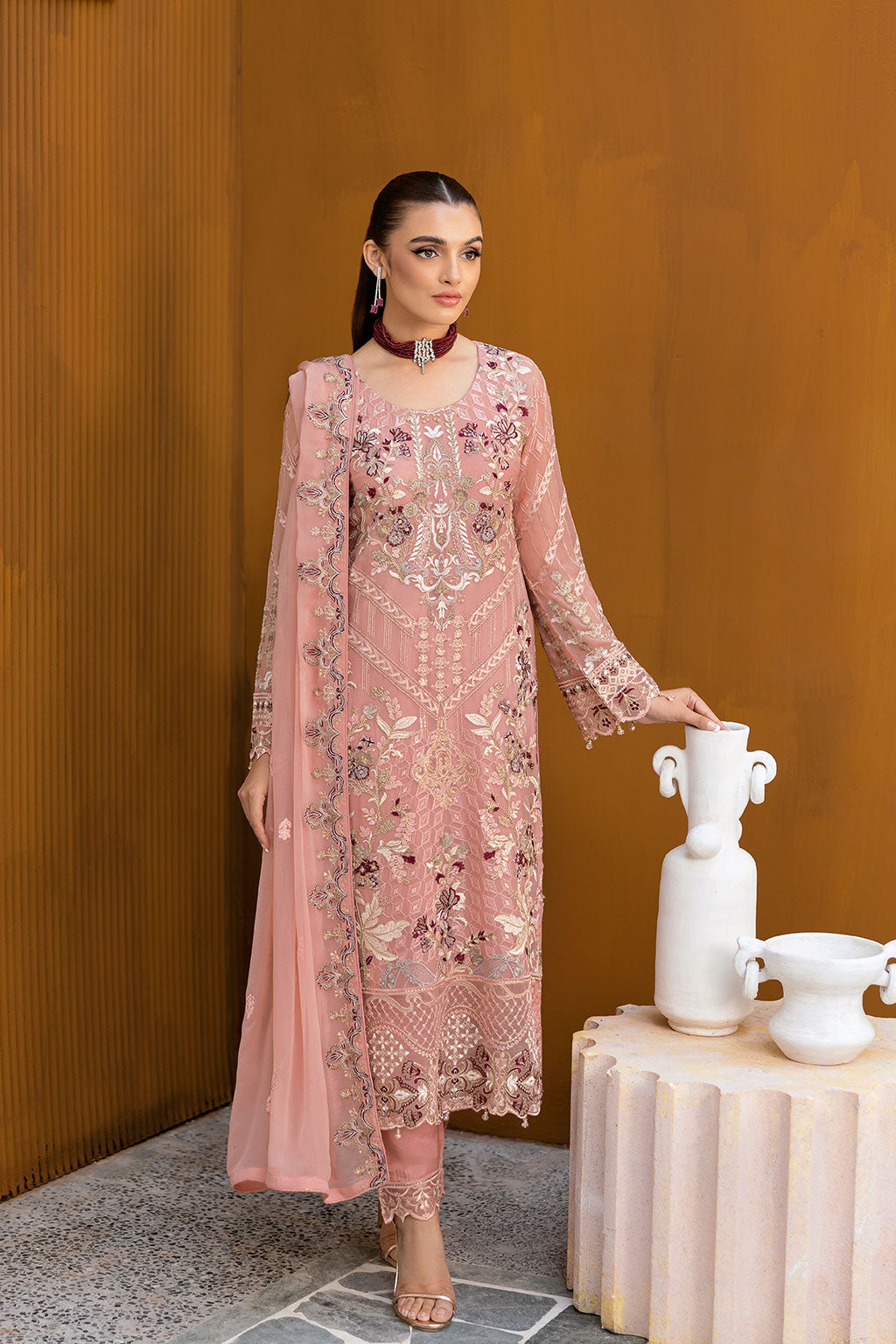 Ramsha Chevron Chiffon`25 Vol-10 D#1005