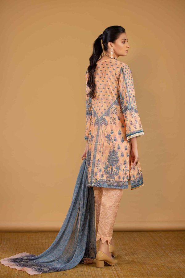 Rahi Jacquard E/Chiffon`22 D#7011