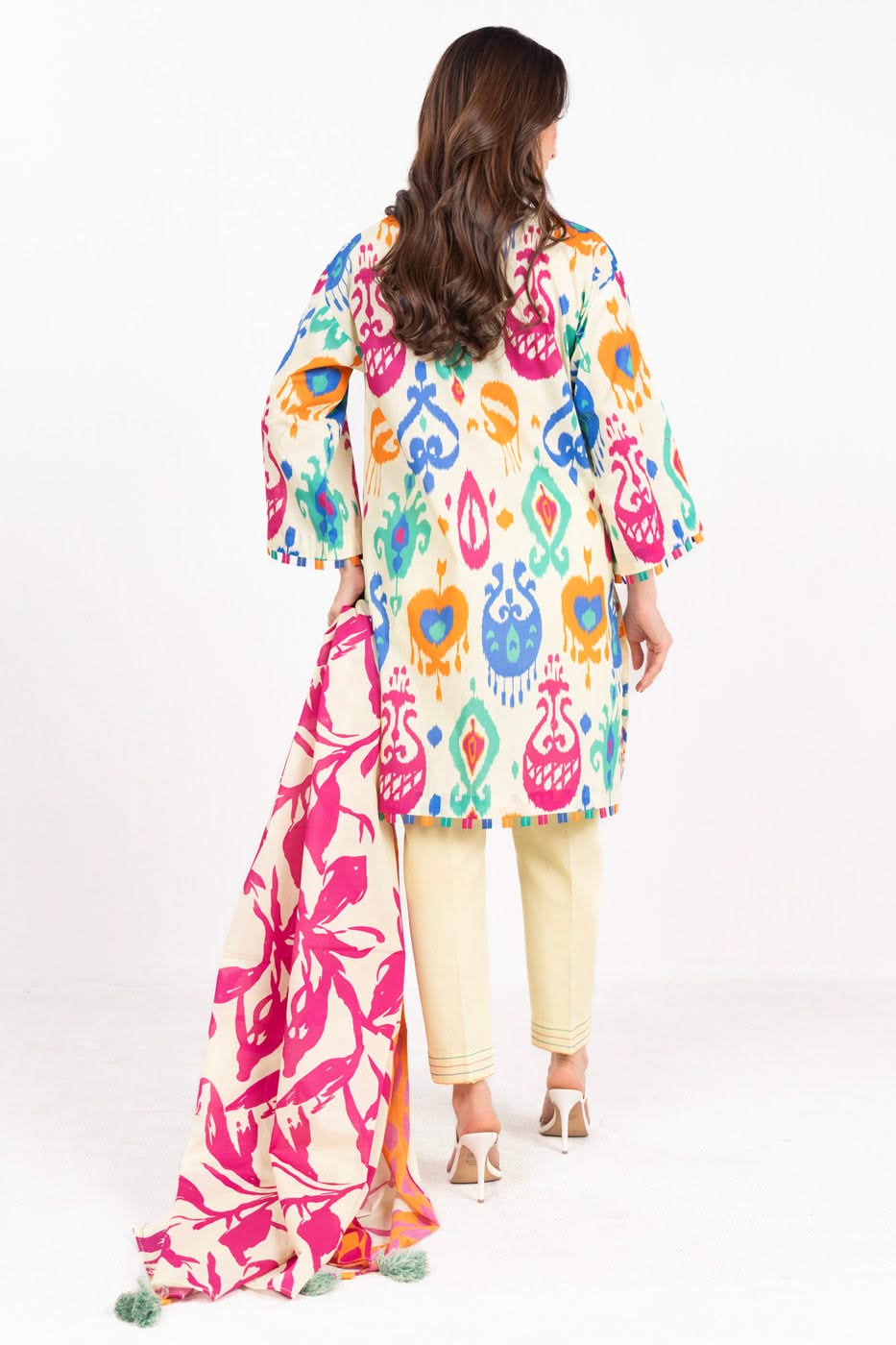 AL Karam S/S Lawn`25 SS#74 (Cream)