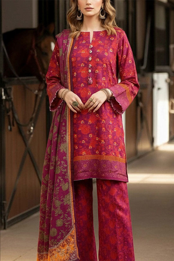 Sana & Sara Print Khaddar`25 D#233