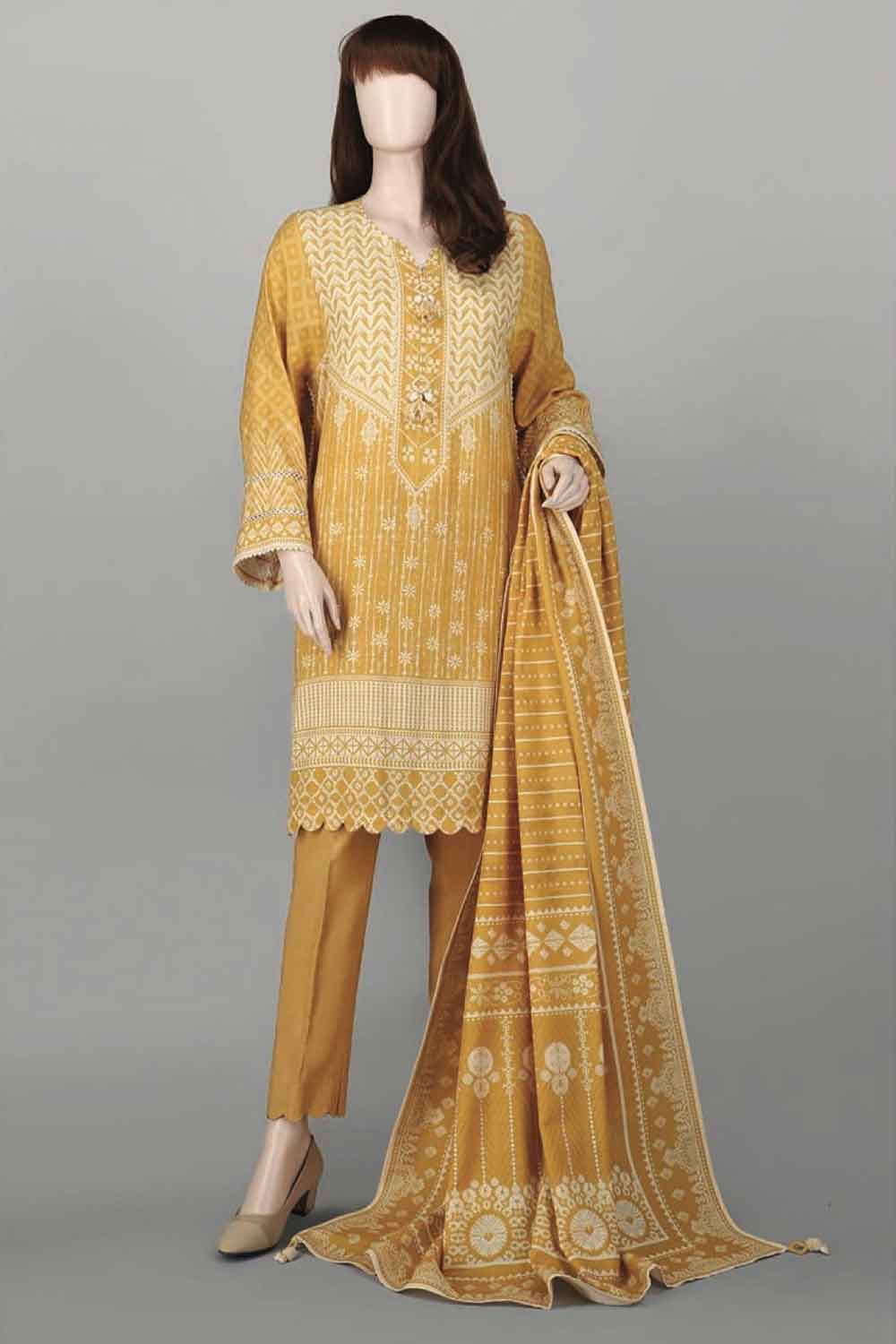 sachin and babi light blue dress 2 Piece - Embroidered Suit